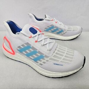 Adidas Ultraboost Summer.RDY Running Shoes FY3470 White Blue Pink Men's Size 8